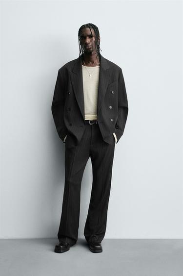 STRIPED SUIT TROUSERS - striped by Zara - Image 0