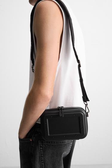 BOX CROSSBODY BAG - Black by Zara - Image 0