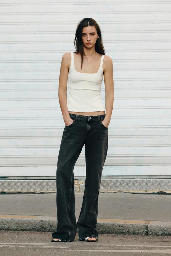 STRETCH CORSETRY-INSPIRED TOP - White by Zara - Image 0