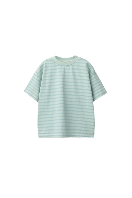 STRIPED T-SHIRT - Blue/White by Zara - Image 0