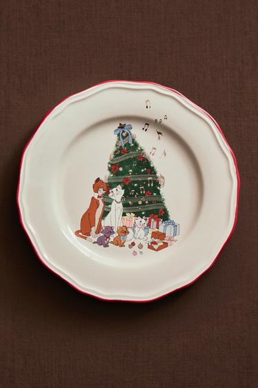 CHILDREN'S STONEWARE CHRISTMAS THE ARISTOCATS ©DISNEY PLATE - Multicoloured by Zara
