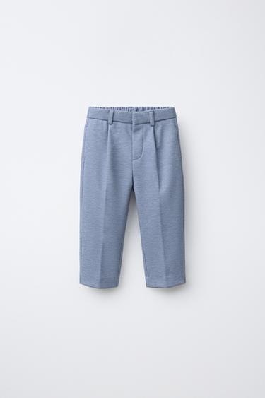 COMFORT SUIT TROUSERS - Blue by Zara