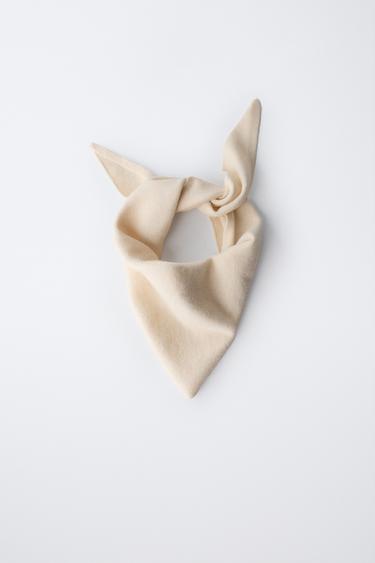 KNIT HEADSCARF - Sand by Zara