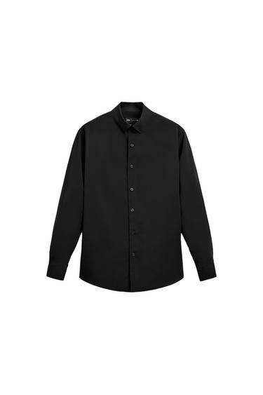 SLIM FIT SHIRT - Black by Zara