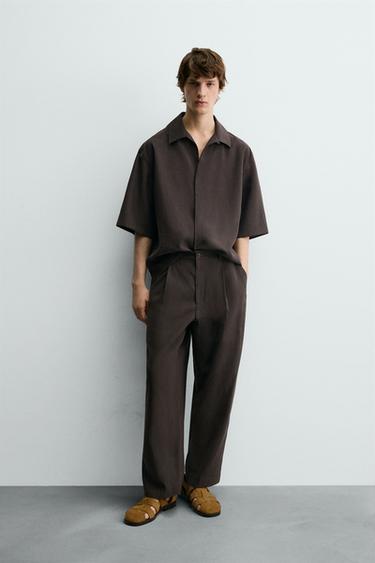RELAXED FIT FLOWING SET -  by Zara