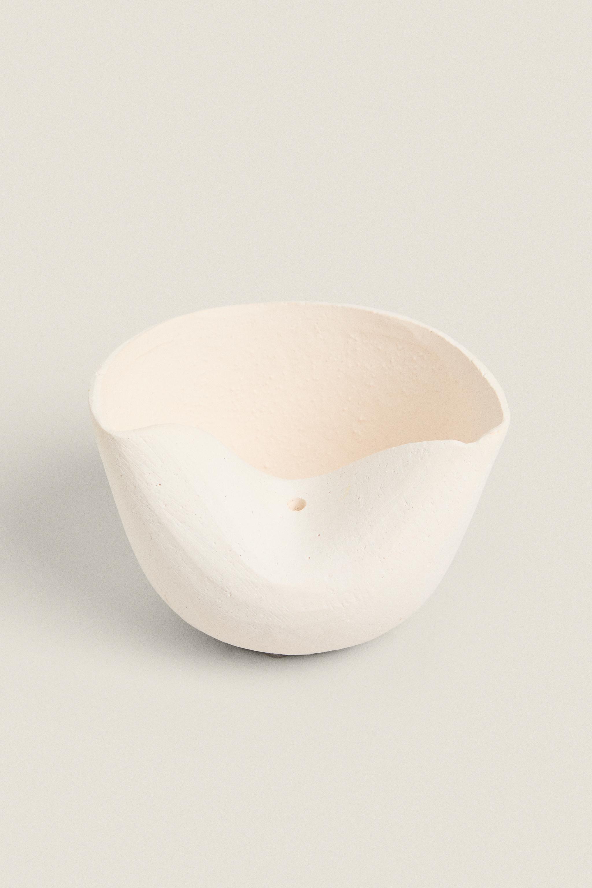 碗状陶瓷香炉- 白色| ZARA