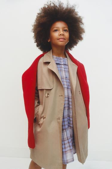 LONG TRENCH COAT WITH BELT - Beige by Zara