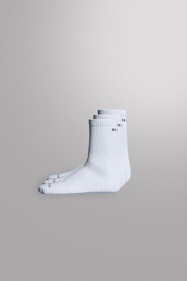 3-PACK OF TRAINING SOCKS - White by Zara