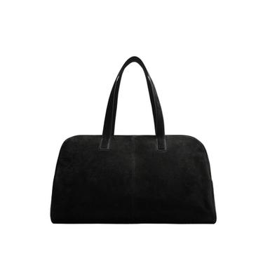 M LEATHER TRAVEL BAG - Black by Zara