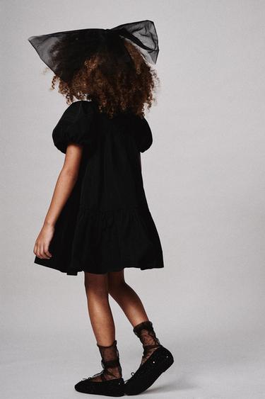 TAFFETA HEART DRESS - Black by Zara