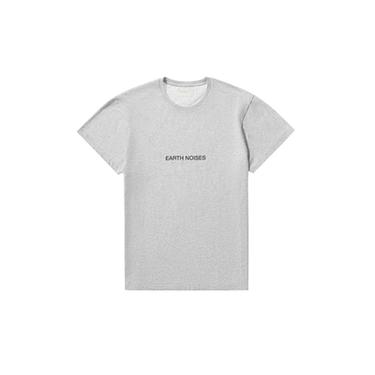 SLIM FIT SLOGAN T-SHIRT - Grey marl by Zara