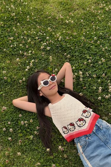 HELLO KITTY © SANRIO RESIN SUNGLASSES - Ecru by Zara