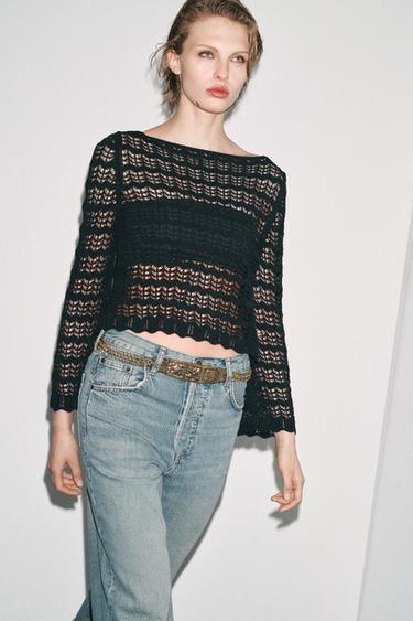 BELT WITH CRAFTED LINK PIECES - Aged gold by Zara - Image 0