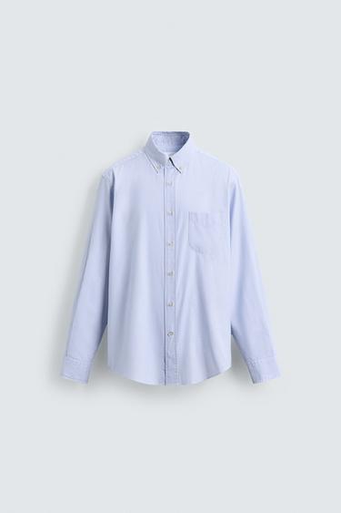 REGULAR FIT STRIPED SHIRT - striped by Zara - Image 0
