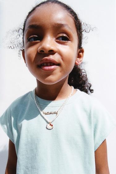 PLAIN T-SHIRT WITH LABEL - Sea green by Zara