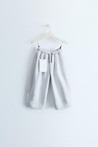 ZARA TIMELESS - DRAWSTRING PLUSH TROUSERS - Grey marl by Zara