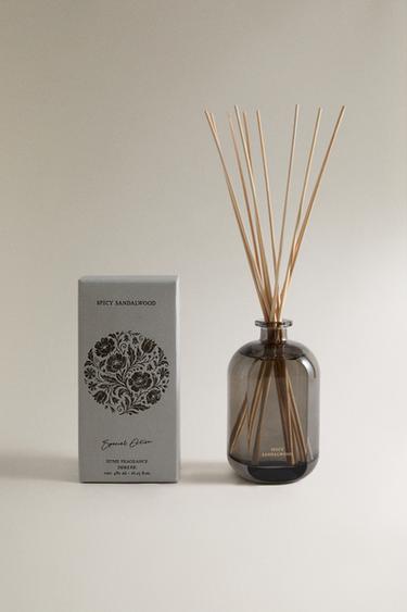 (480 ML) SPICY SANDALWOOD REED DIFFUSERS - Grey marl by Zara