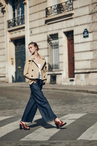 Z1975 STRAIGHT-LEG HIGH-WAIST JEANS - Blue by Zara - Image 0