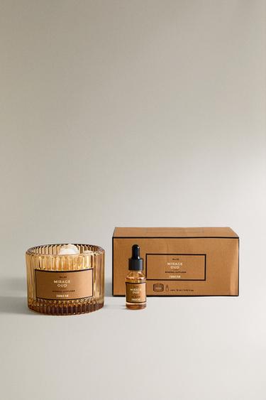 MIRAGE OUD VOLCANIC STONE DIFFUSER - yellow by Zara - Image 0