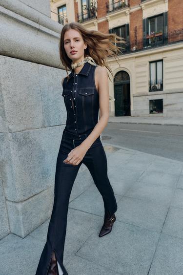 Z1975 MID-WAIST SKINNY JEANS - Indigo by Zara