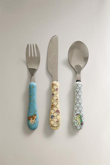 KIDS' ©2026 HASBRO. MY LITTLE PONY CUTLERY SET - Multicoloured by Zara