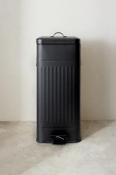 LARGE KITCHEN BIN - Black by Zara
