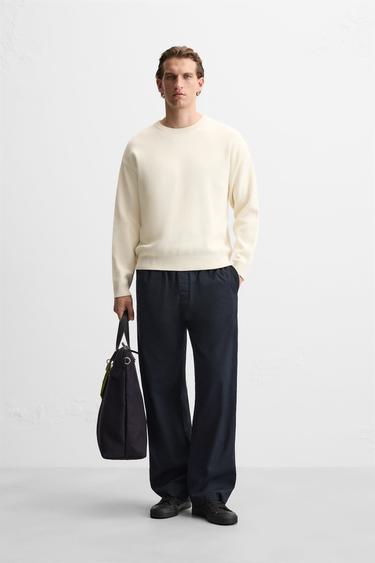 BASIC SOFT SWEATER - Oyster-white by Zara - Image 0