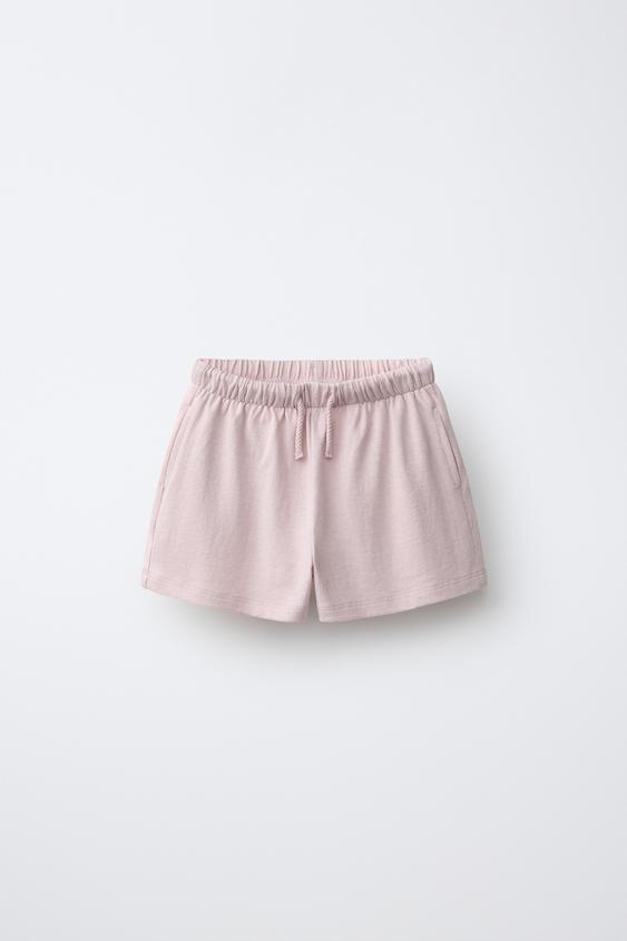 PLAIN BERMUDA SHORTS - Light pink by Zara - Image 0