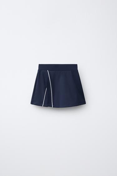 SPORTY BERMUDA SKORT - Navy blue by Zara