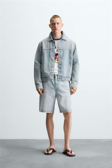 BASIC DENIM JACKET - Light blue by Zara