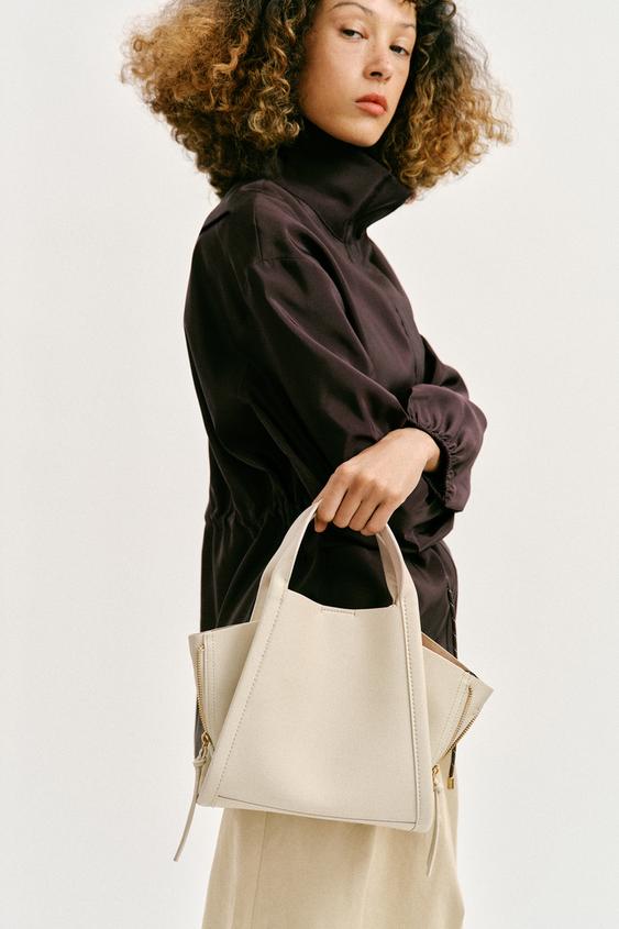 CITY CROSSBODY BAG - Ecru by Zara - Image 0