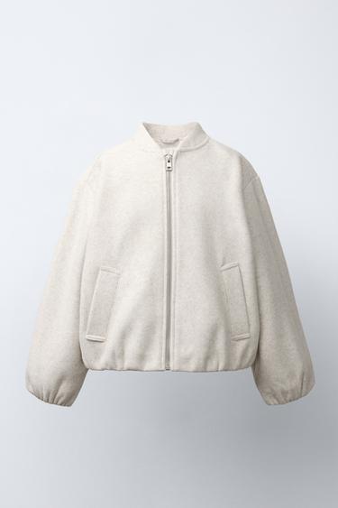 SOFT BOMBER JACKET - Light beige by Zara