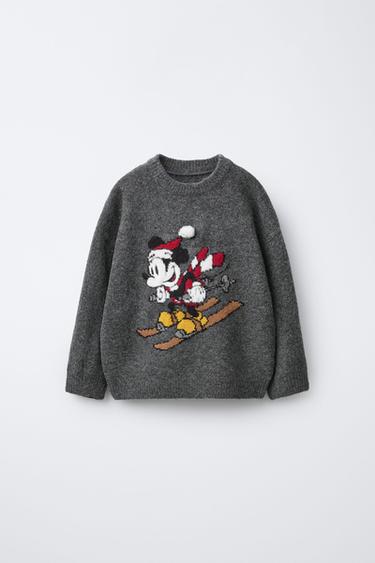 MICKEY MOUSE © DISNEY KNIT JUMPER - Anthracite grey by Zara