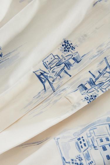 TOILE DE JOUY DUVET COVER - Blue by Zara