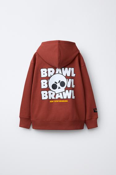 BRAWL STARS © SUPERCELL OY HOODIE - Light red by Zara