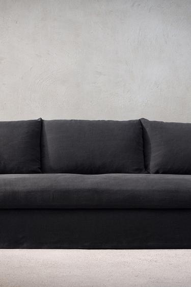 SOFA 01 LINEN COVER - MIDNIGHT BLUE by Zara