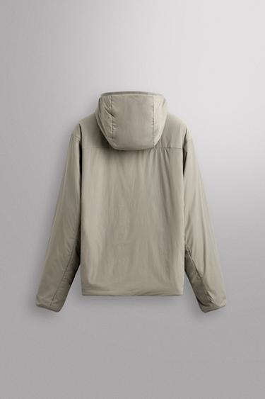 QUILTED MID-LAYER SKI JACKET - Sand by Zara