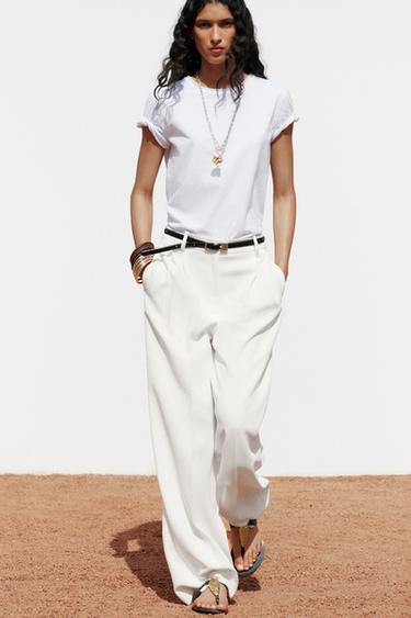 FADED SHORT SLEEVE T-SHIRT - White by Zara