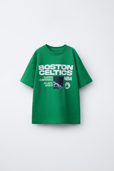 NBA - CELTICS PRINTED T-SHIRT - Green by Zara