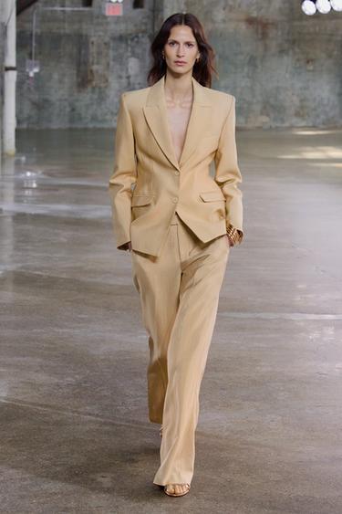 ZW COLLECTION OVERSIZE BLAZER - Golden by Zara