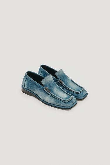LIMITED EDITION DENIM LOAFERS - Denim Blue by Zara