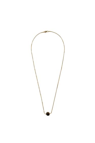 STONE PENDANT CHAIN - Gold by Zara
