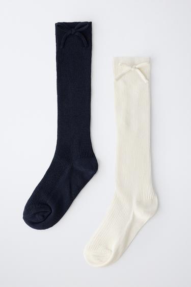 2-PACK OF LONG BOW SOCKS - Navys / Ecrus by Zara