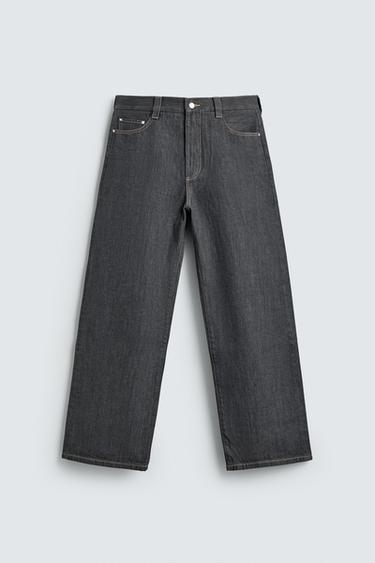 LOOSE FIT JEANS - Blue grey by Zara