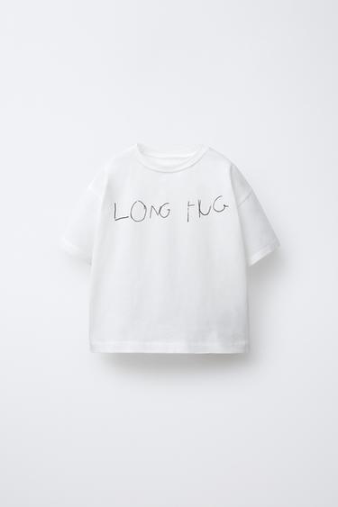 SLOGAN PRINT T-SHIRT - White by Zara