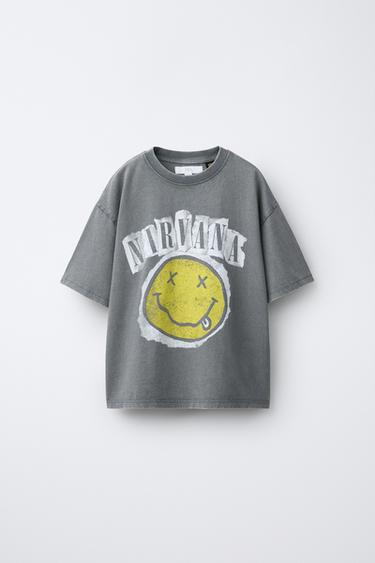 NIRVANA ® PRINT T-SHIRT - Grey by Zara
