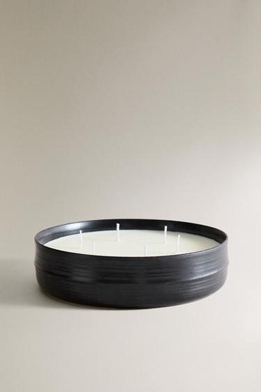 (1350 G) VERDANT FOREST SCENTED CANDLE - mid khaki by Zara