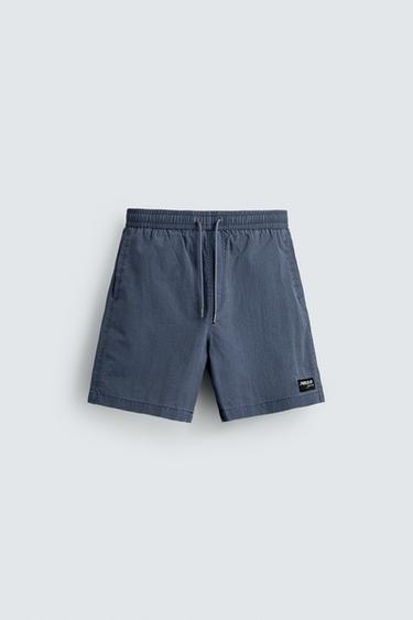 PUKAS SURF X ZARA LONG SWIMMING TRUNKS - Blue by Zara
