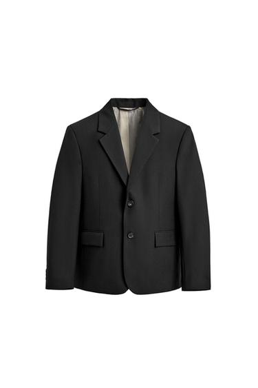 LIMITED EDITION 100% WOOL SUIT BLAZER - Black by Zara