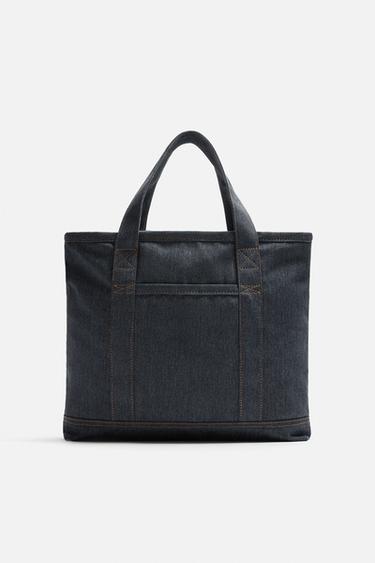 DENIM TOTE BAG - Blue by Zara